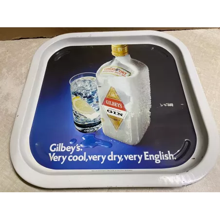 PLATEAU  GIN GILBEY'S  32.50CM X32.50CM