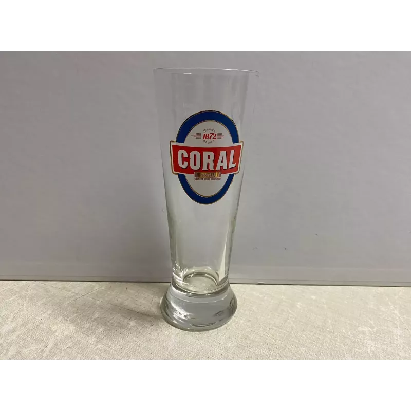 1 VERRE CORAL  20CL HT 17.20CM