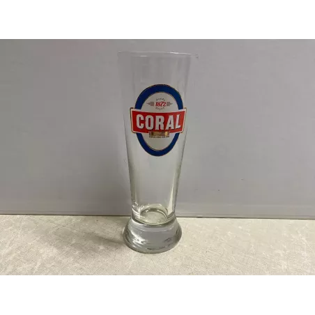 1 VERRE CORAL  20CL HT 17.20CM