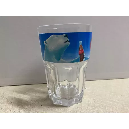 2 VERRES COCA-COLA  OURS  33CL HT 12.20CM