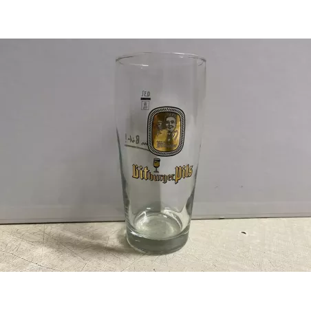 1 VERRE BITBURGER  PILS 30CL HT 14.80CM