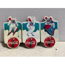 3 MAGNETS  COCA-COLA  7CM X4CM