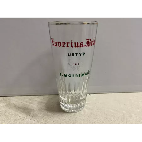 1 VERRE  BRASSERIE  F. MOEREMANS 25CL HT 14.20CM