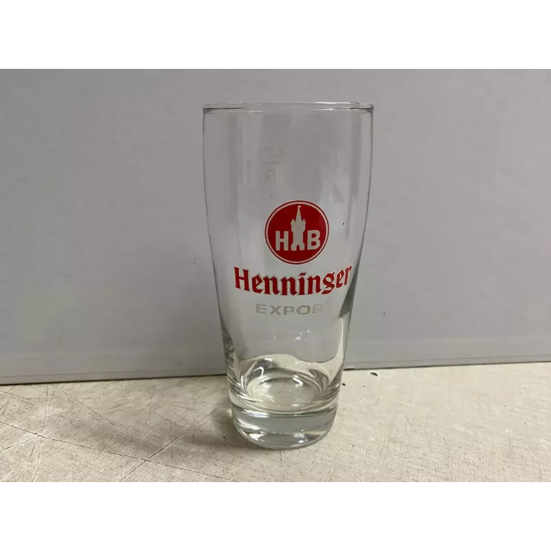 1 VERRE HENNINGER EXPORT 25CL HT 14.20CM
