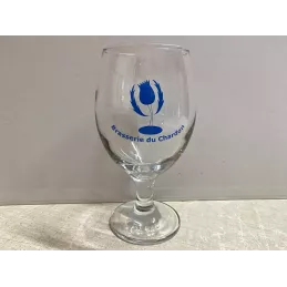 1 VERRE BRASSERIE DU CHARDON 25CL HT 16.80CM