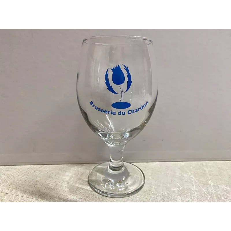 1 VERRE BRASSERIE DU CHARDON 25CL HT 16.80CM