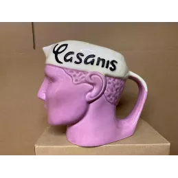 PICHET CASANIS  ROSE BANDEAU BLANC