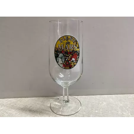 1 VERRE METEOR  BIERE DE MARS  25CL HT 17CM
