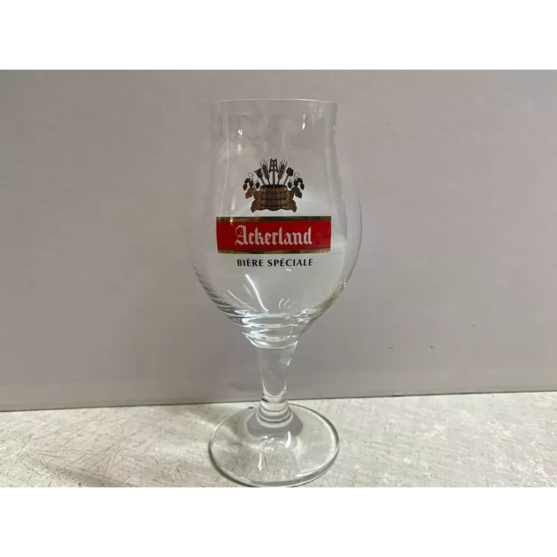 1VERRE ACKERLAND  25CL HT 16.70CM  BRASSERIE METEOR