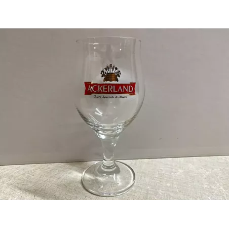 1 VERRE ACKERLAND  25CL HT 16.60CM  BRASSERIE METEOR