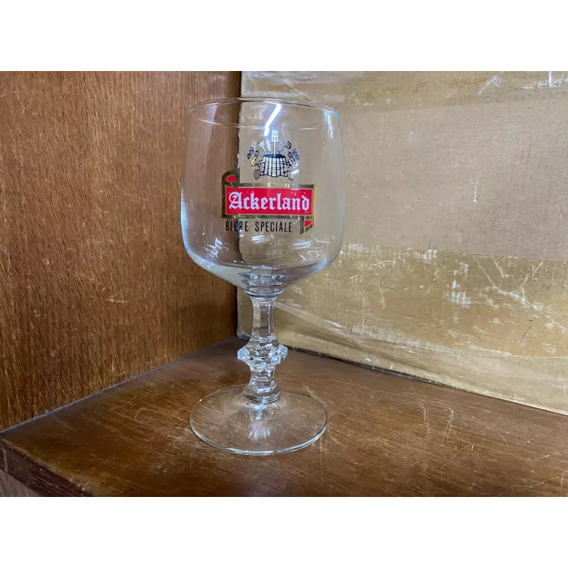 1 VERRE ACKERLAND  25CL HT 15.80CM  BRASSERIE METEOR
