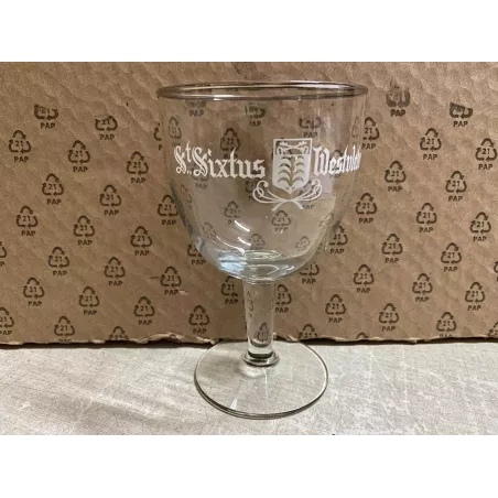 1 VERRE ST SIXTUS WESTVLETEREN 33CL HT.15.70CM