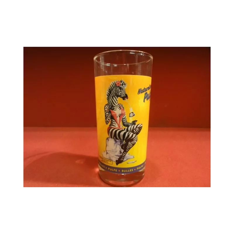 6 VERRES ORANGINA GIRAFE 