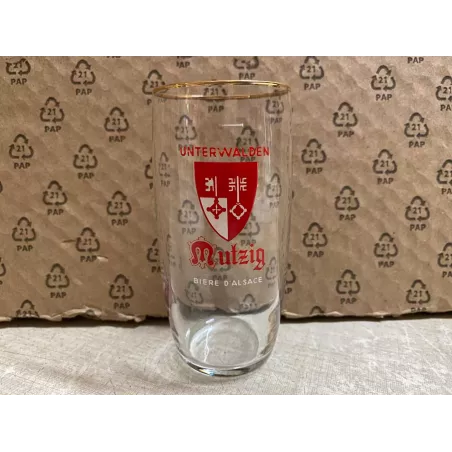 1 VERRE  MUTZIG  20CL HT 12CM