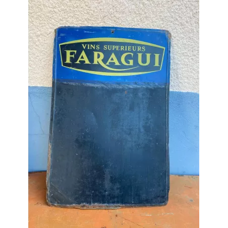 ARDOISE   TOLE VINS FARAGUI   75CM X50CM