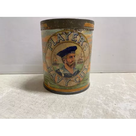 BOITE JOHN PLAYER & SONS  TABAC HT 8.40CM  DIAMETRE 6.80CM