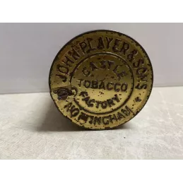 BOITE JOHN PLAYER & SONS  TABAC HT 8.40CM  DIAMETRE 6.80CM