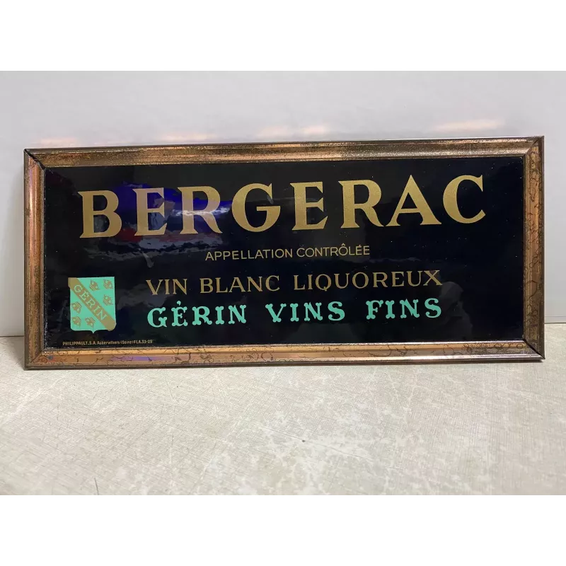 GLASSOID  BERGERAC  26.50CM X11.40CM