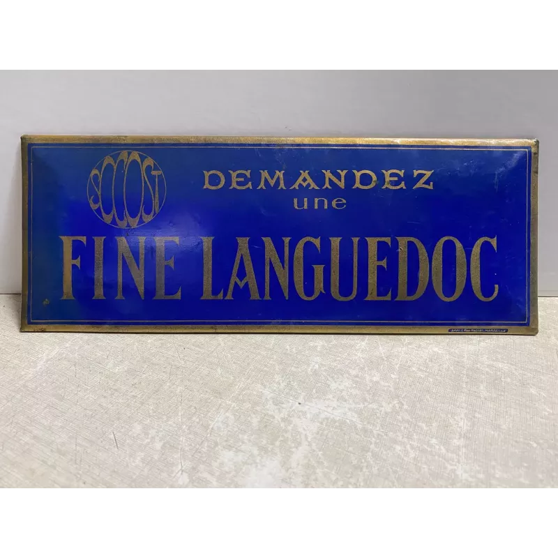 GLASSOID DEMANDEZ UNE FINE LANGUEDOC 28CM X10.70CM