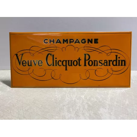 GLASSOID  CHAMPAGNE  VEUVE CLIQUOT  PONSARDIN  34.50CM X15.80CM