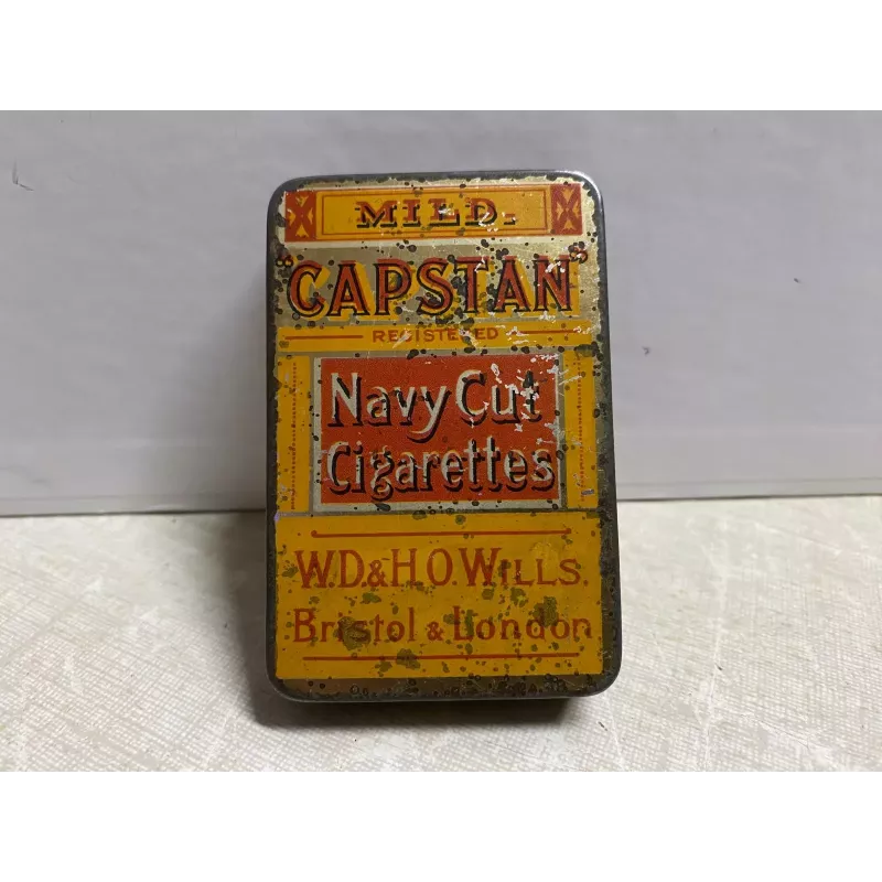 BOITE CAPSTAN  NAVY CUT  CIGARETTES  7.50CM X4.90CM X1.50CM