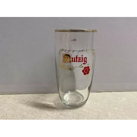 1 VERRE MUTZIG 20CL HT 11CM