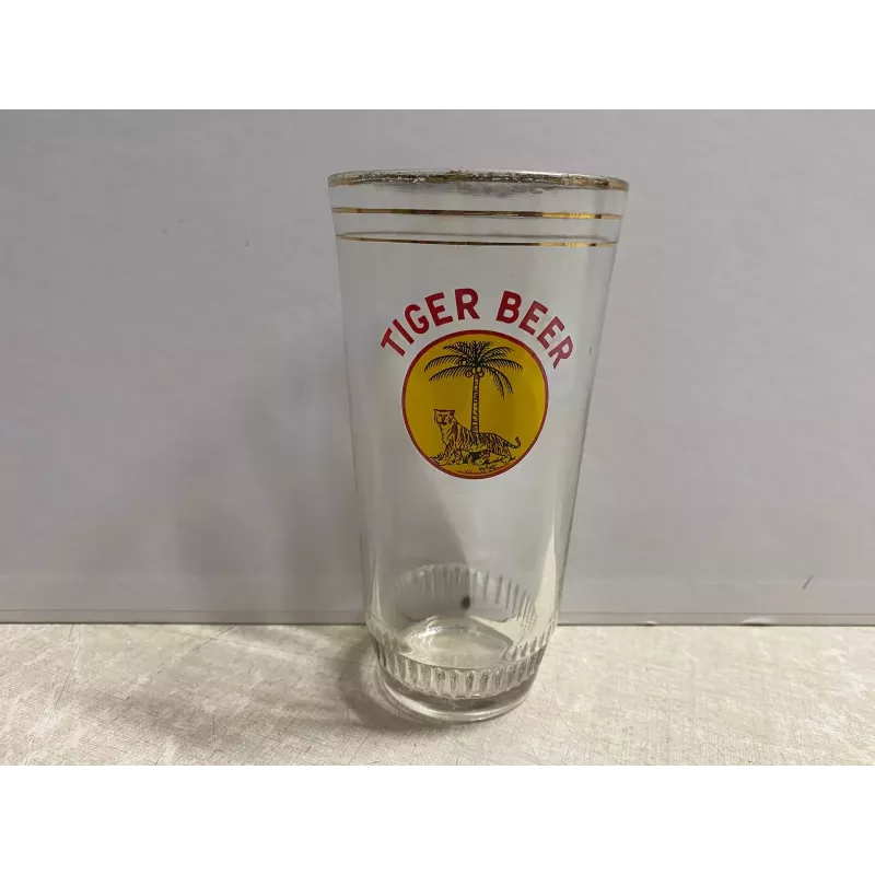 1 VERRE TIGER BEER 30CL HT 15.20CM
