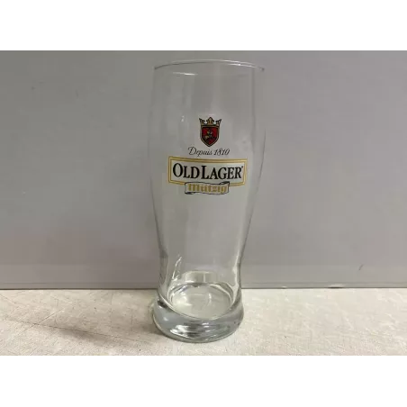 1 VERRE MUTZIG  OLD LAGER  25CL HT 14.80CM