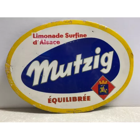 GLASSOID MUTZIG LIMONADE  32.50CM X24CM