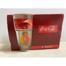 2 VERRES COCA-COLA  33CL HT 12.70CM