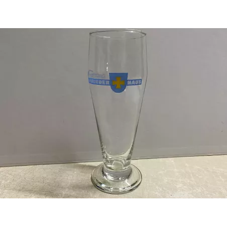 1 VERRE ALBISRIEDER-HAUS 30CL HT 18CM        SUISSE