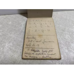 CARNET RICARD 9.80CM X6CM