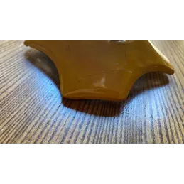 CENDRIER  RICARD  MARRON CLAIR /   MOUTARDE  15CM X11.50CM