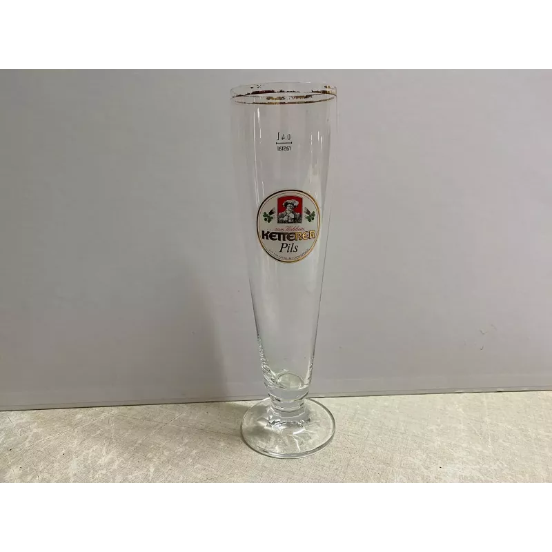 1 VERRE KETTERER PILS 40CL HT 25.50CM