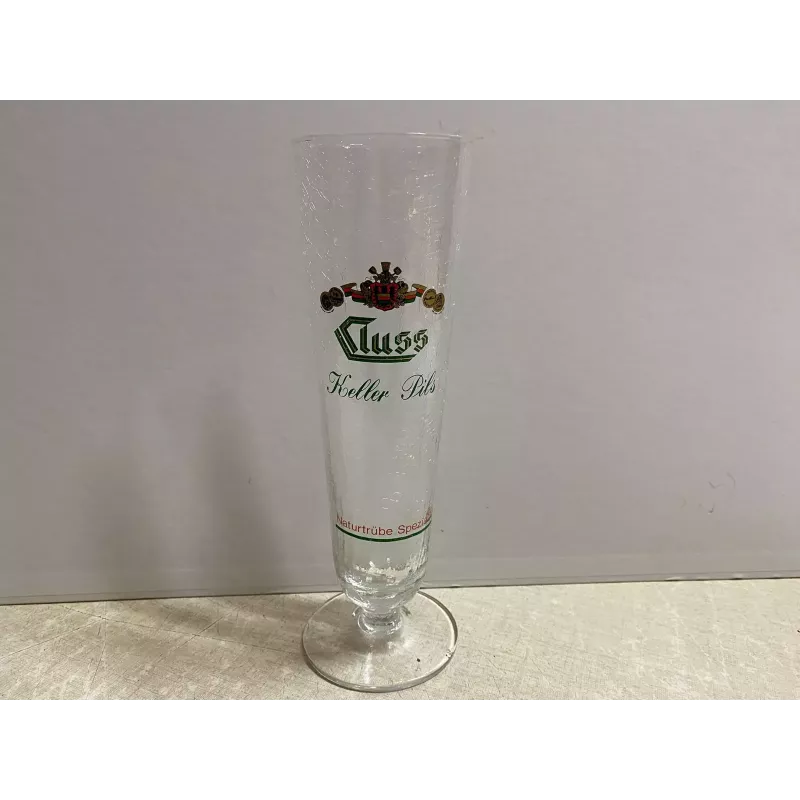 1 VERRE CLUSS KELLER PILS 30CL HT 23CM