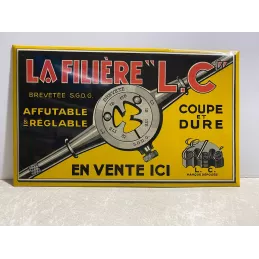 GLASSOID LA FILIERE L.C  41.50CM X25.50CM