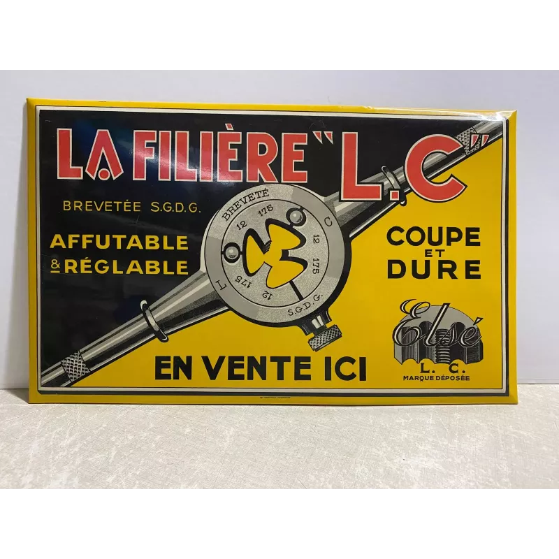 GLASSOID LA FILIERE L.C  41.50CM X25.50CM