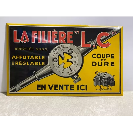 GLASSOID LA FILIERE L.C  41.50CM X25.50CM