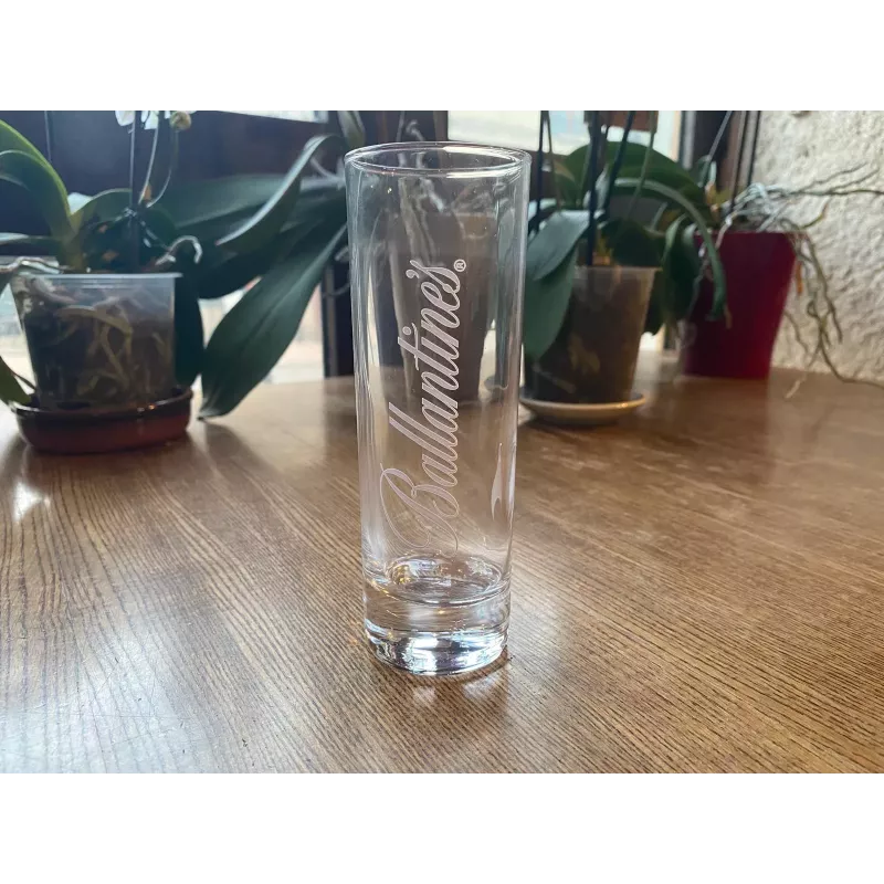 6 VERRES BALLANTINE'S 22CL HT 15.20CM