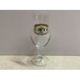 1 VERRE CH'TI  25 CL BRASSERIE CASTELAIN HT18.40CM