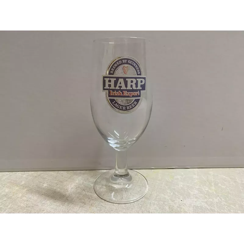 1 VERRE GUINNESS  HARP 25CL HT.16.40CM