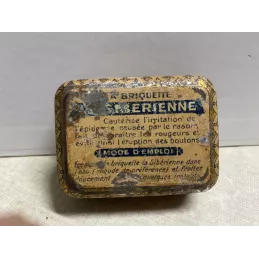 BOITE LA SIBERIENNE   5.80CM X 4.40CM X 2.50CM