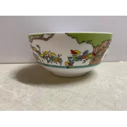 BOL  PACAHONTAS ET JOHN SMITH  HT 7.30CM DIAMETRE 15CM