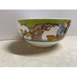 BOL  PACAHONTAS ET JOHN SMITH  HT 7.30CM DIAMETRE 15CM