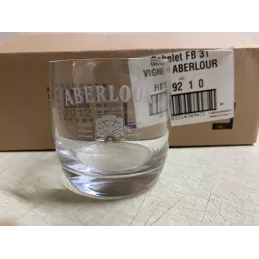 6 VERRES  ABERLOUR HT 8.40CM