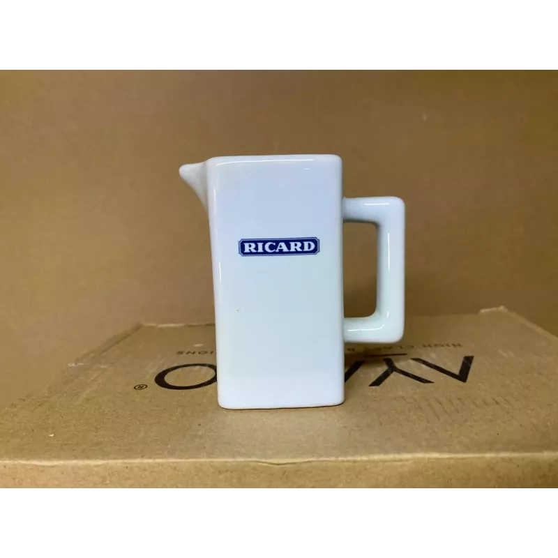 MINI PICHET RICARD  BLEU CIEL  HT 8CM