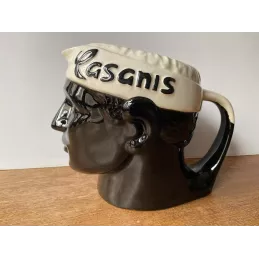 PICHET CASANIS 3 LITRES  NOIR BANDEAU BLANC