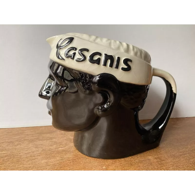 PICHET CASANIS 3 LITRES  NOIR BANDEAU BLANC