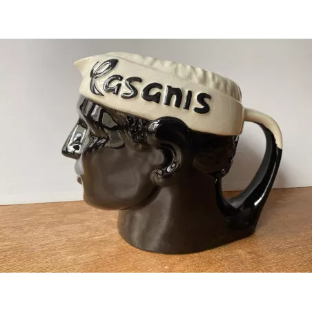 PICHET CASANIS 3 LITRES  NOIR BANDEAU BLANC