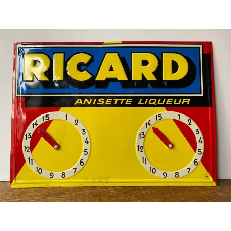 TOLE RICARD  COMPTEUR  POUR LA PETANQUE  45CM X32CM